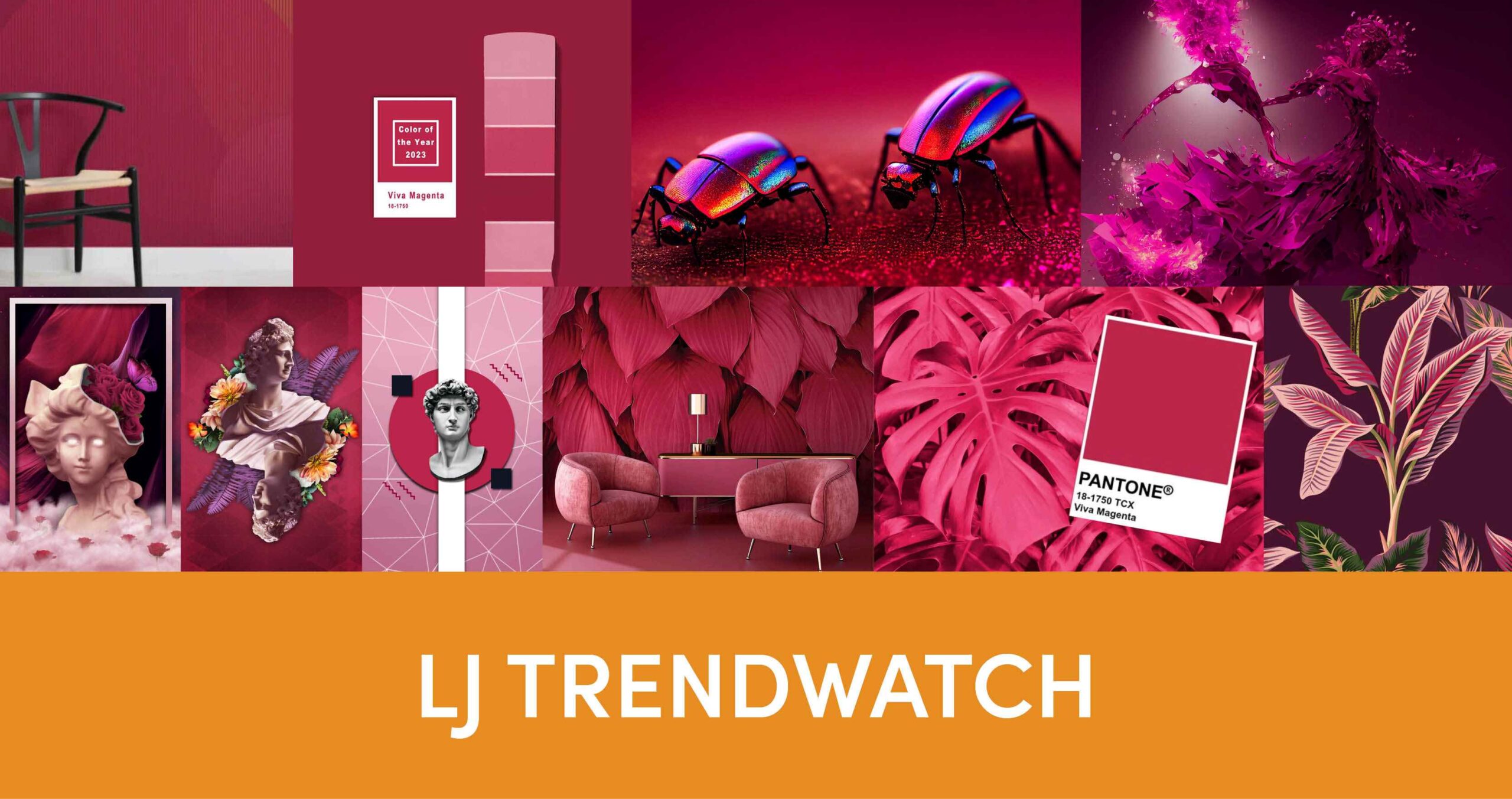 mixed images - Viva Magenta